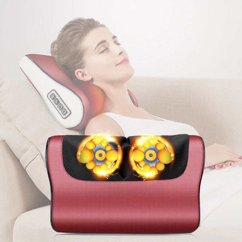 Glam Mania™ Red Pillow Massager – جهاز تدليك الوسادة الحمراء