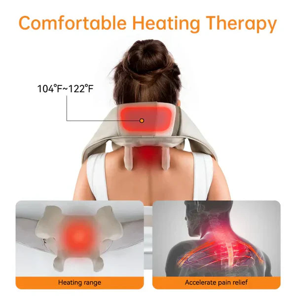 Glam Mania™ Kneading Massager (Shoulder and Neck) – مدلك عجن للكتف والرقبة