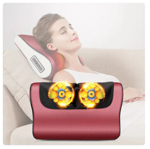 Glam Mania™ Red Pillow Massager – جهاز تدليك الوسادة الحمراء